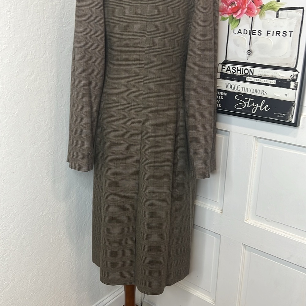 Rokh Checked Double Breasted Covertible Coat Size… - image 8